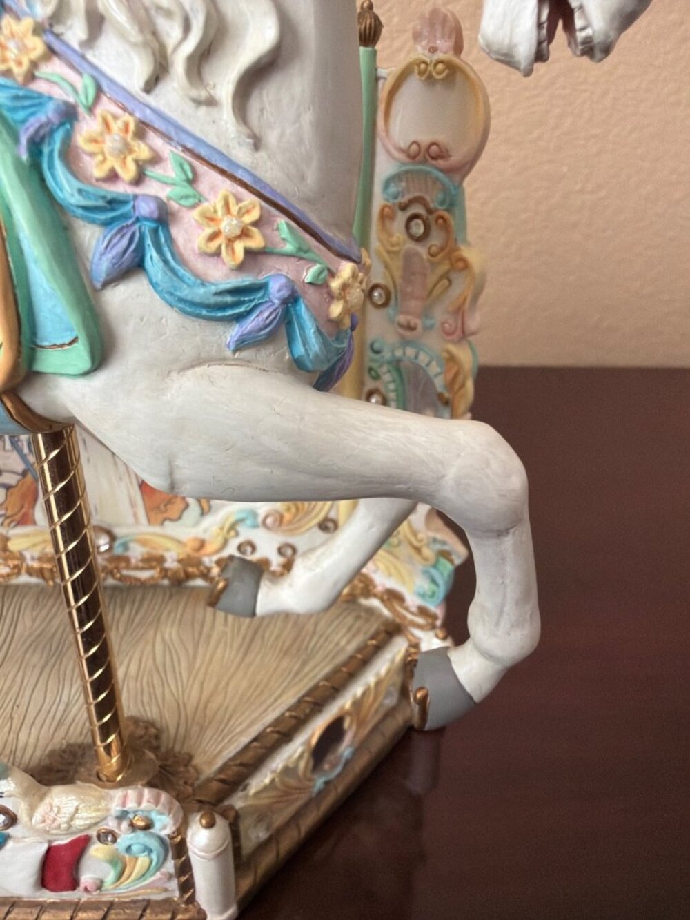 1998 Willitts Ann Dezendorf Carousel Memories Swan Jumper Music Box LE Tested - Picture 11 of 17